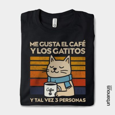 Me gusta el café y los gatitos... y tal vez 3 personas